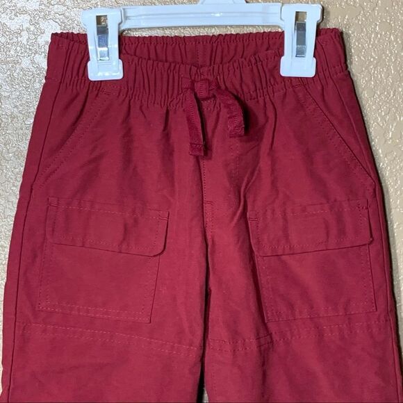 ‎Gymboree toddler boy maroon joggers - Picture 2 of 8